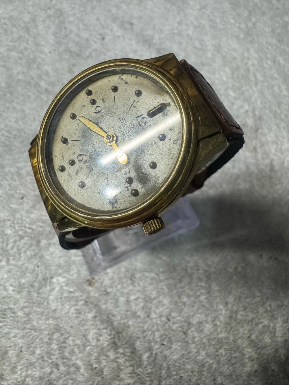 Silvana Swiss Gold Tone Quartz Watch - Gold